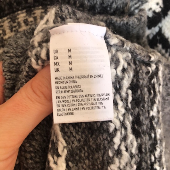 American Eagle fair isle boho tunic sweater - Picture 4 of 4